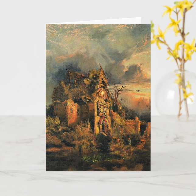 Carte Le tableau de Thomas Moran, La Maison hantée, (Fleur jaune)