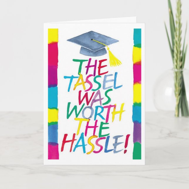 Carte Le Tassel Vaut La Peine Du Hassle (Devant)