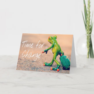 Carte Le temps du changement Encouragement