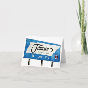 Carte Le Tennessee vous souhaite la bienvenue sur la car
