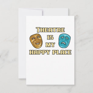 Carte Le Théâtre Est Mon Heureux Lieu Acteur Actrice Act