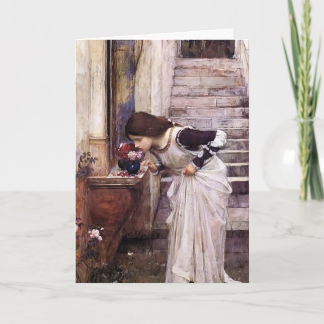 Carte Le tombeau par John William Waterhouse (Devant)