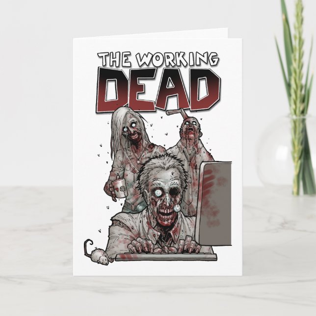 CARTE LE TRAVAIL MORT (Devant)