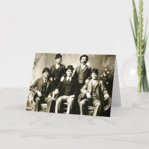 Carte Le trou de Butch Cassidy dans la bande murale