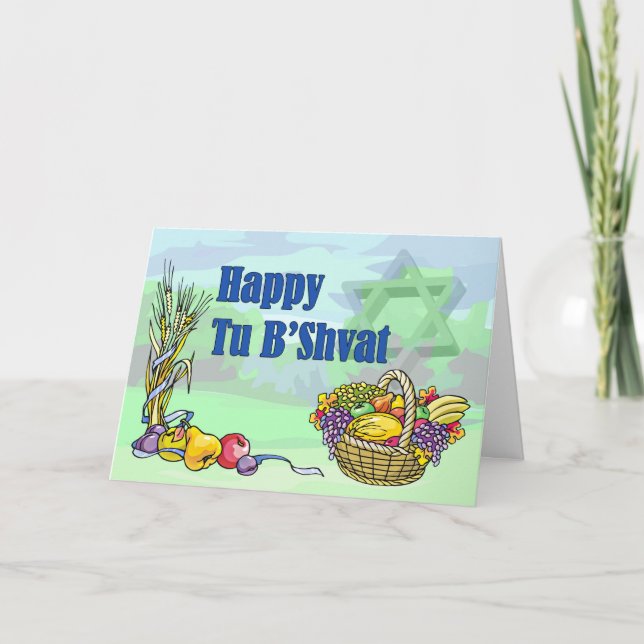 Carte Le TU heureux B'Shvat (Devant)
