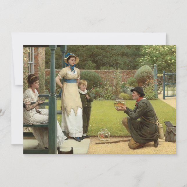 Carte Le vendeur de poisson rouge | George Dunlop Leslie (Devant)