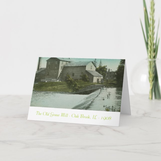 Carte Le vieux moulin, le vieux moulin Oak Brook, IL de (Devant)