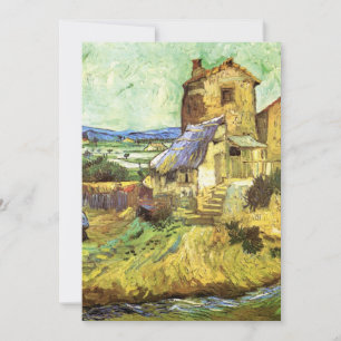 Carte Le Vieux Moulin par Vincent van Gogh