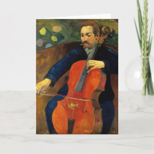 Carte Le violoncelliste Schneklud   Paul Gauguin