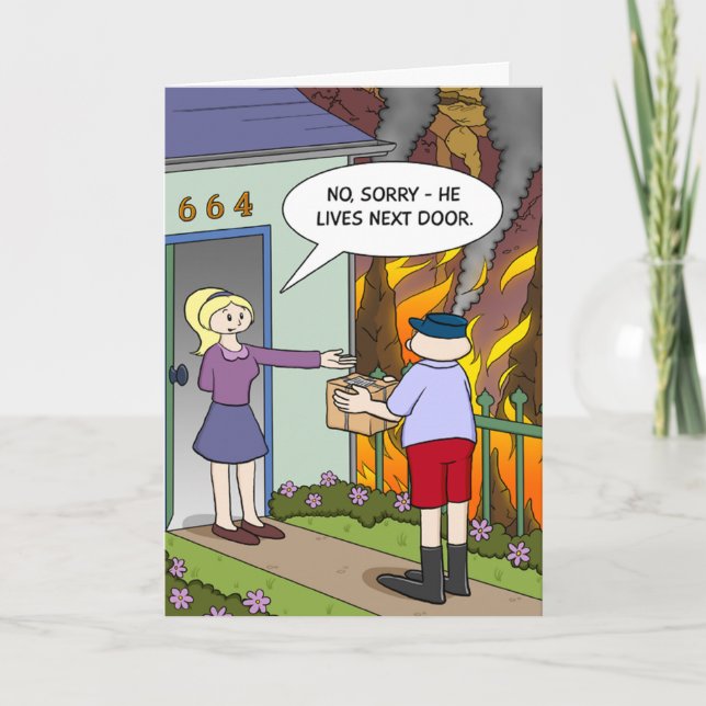 Carte Le voisin de l'enfer (Devant)