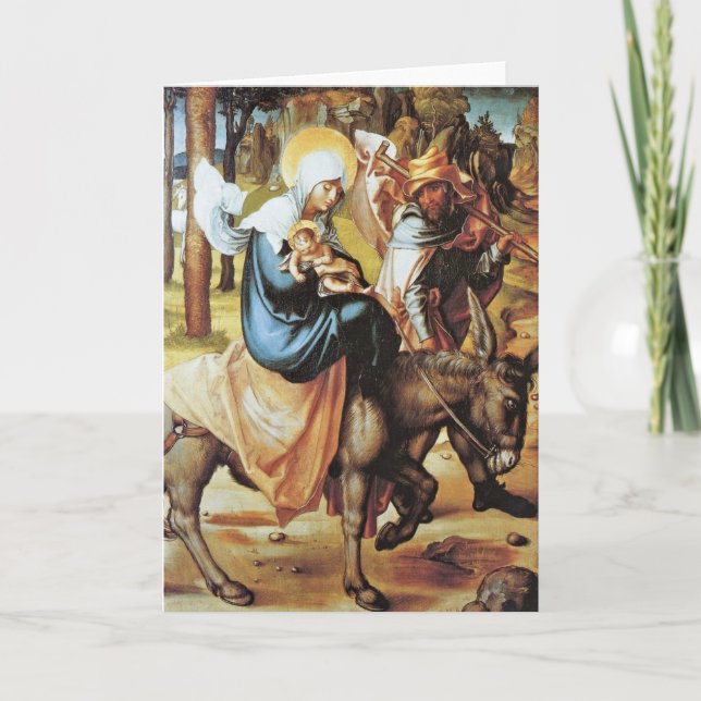 Carte Le Vol Vers L'Egypte Par Albrecht Durer (Devant)