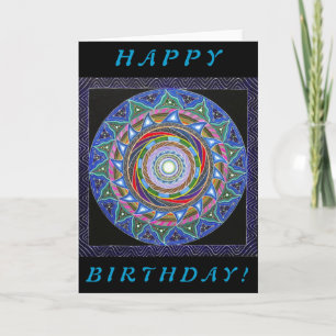 Carte Le vortex se développant en spirales (carte