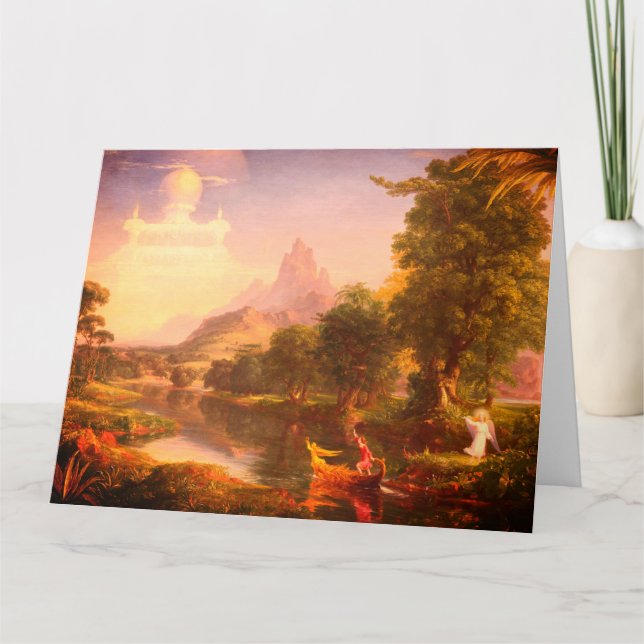 Carte Le voyage de la vie : Jeunesse, par Cole - Grand,  (Devant)