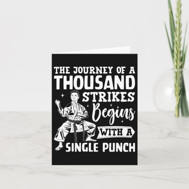 Carte Le Voyage D'Un Mille Grèves Commence Par Un Si (Devant)