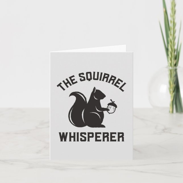 Carte Le Whisperer d'écureuil | Écureuil (Devant)