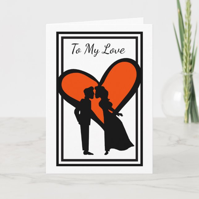 Carte Leading Lady or Man Romantic Movie Valentine Card (Devant)
