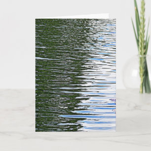 Carte L'eau de ondulation