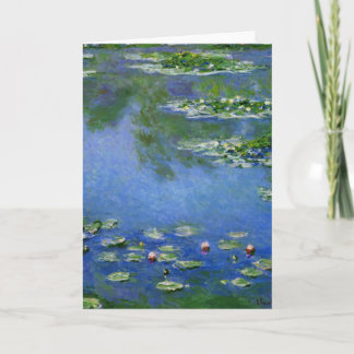 Carte L'eau Lillies de Monet