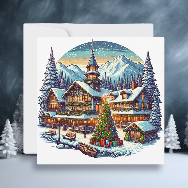 Carte Leavenworth, Washington à Noël (Créateur téléchargé)