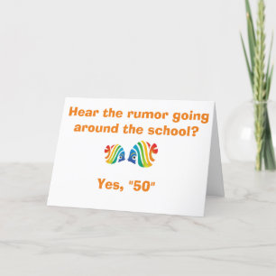 CARTE **L'ÉCOLE DE POISSON** SAVOIR" VOUS TOURNEZ *50**