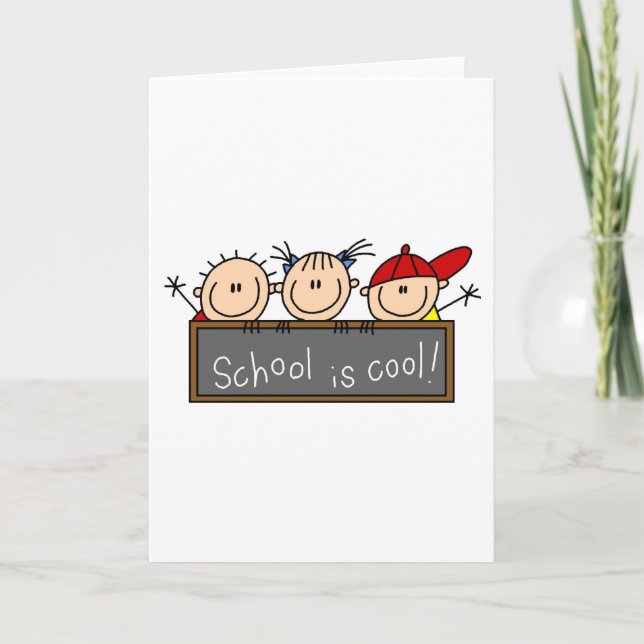 Carte L'école est Cool (Devant)