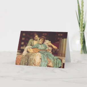Carte Leçon de musique par Lord Frederic Leighton