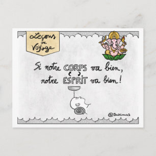 Carte leçons de voyage : « Ayurveda »