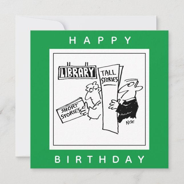 Carte Lecteurs de livres dans un dessin de bibliothèque (Devant)