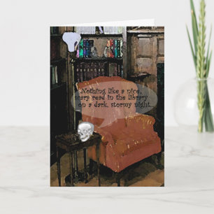 Carte lecture effrayante