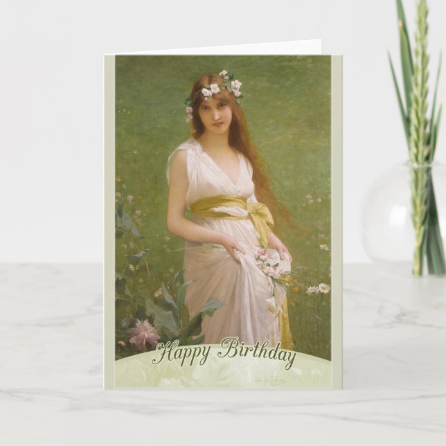 Carte LeFèbvre Springtime CC0794 Joyeux anniversaire (Devant)