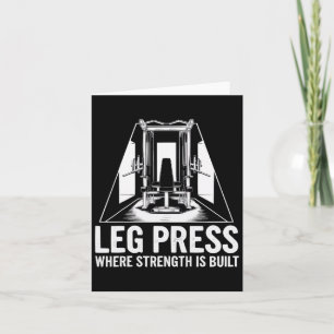 Carte Leg Press Exercice Bodybuilding Fitness Workout Gy