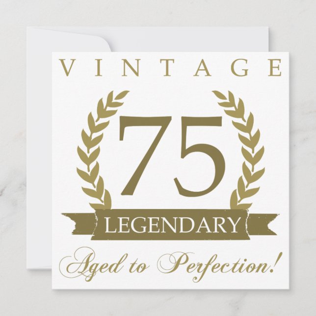 Carte Légendaire 75e anniversaire (Devant)