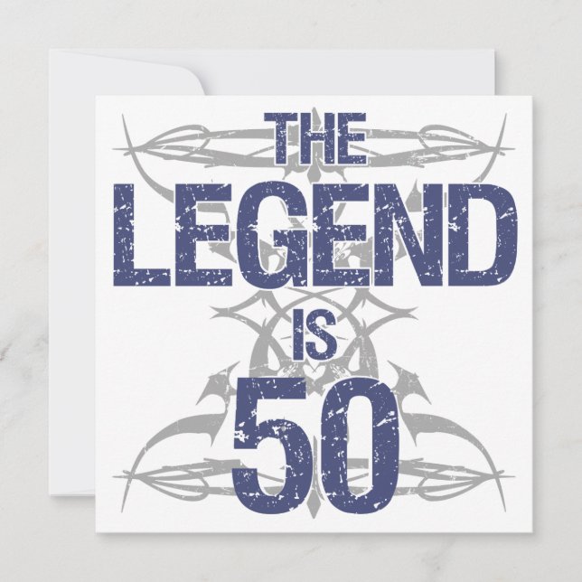 Carte Légende 50e anniversaire (Devant)