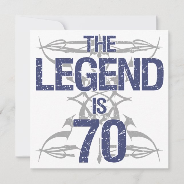 Carte Légende 70e anniversaire (Devant)