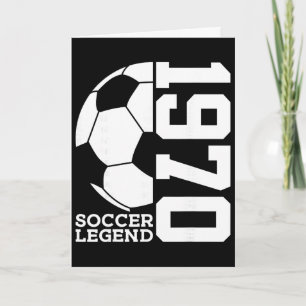 Carte Légende du football 56e anniversaire 1970