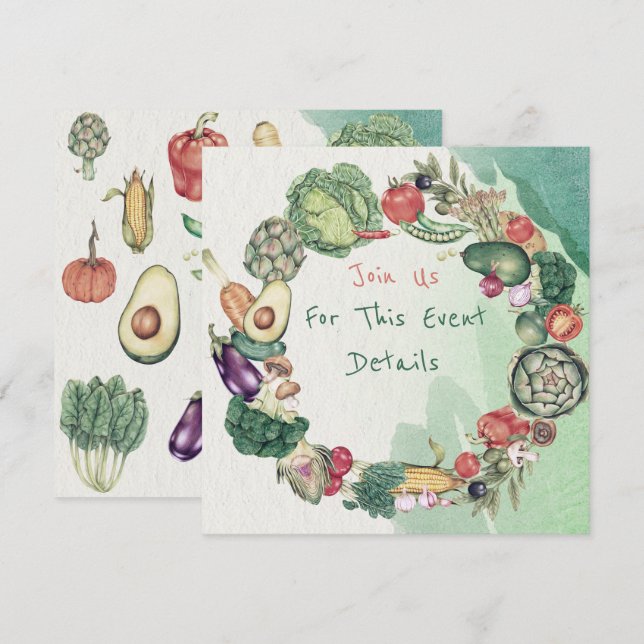 Carte Légume frais (Devant / Derrière)