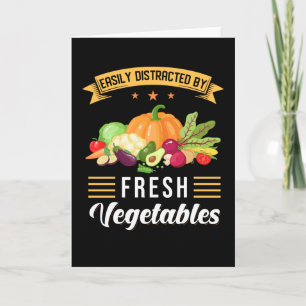 Carte Légumes dire cadeau végétarien