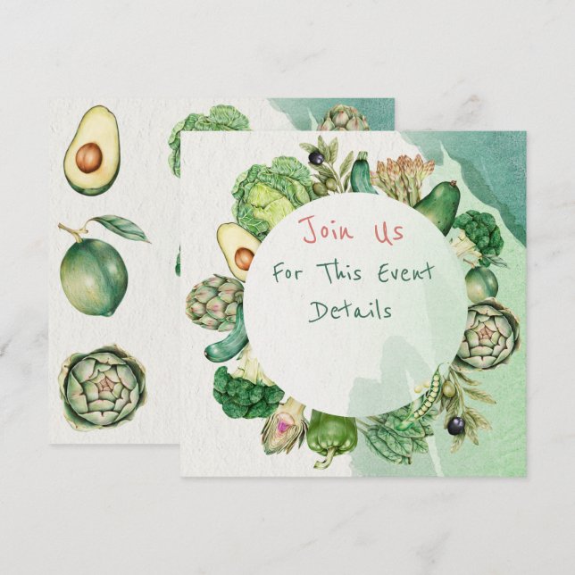 Carte Légumes Frais (Devant / Derrière)