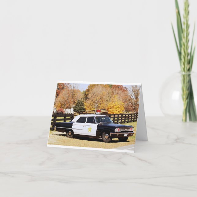 Carte Leipers Fork, TN Police Voiture peinture d'automne (Devant)