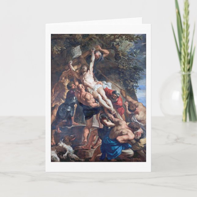 Carte L'élévation de la croix, Rubens (Devant)