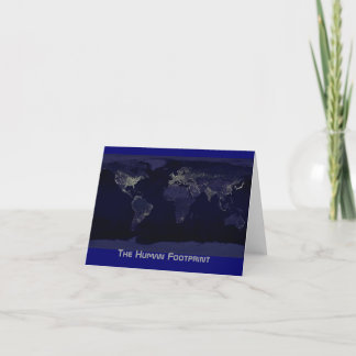 Carte L'empreinte humaine