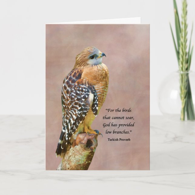 Carte L'encouragement, obtiennent bien, le chant (Devant)