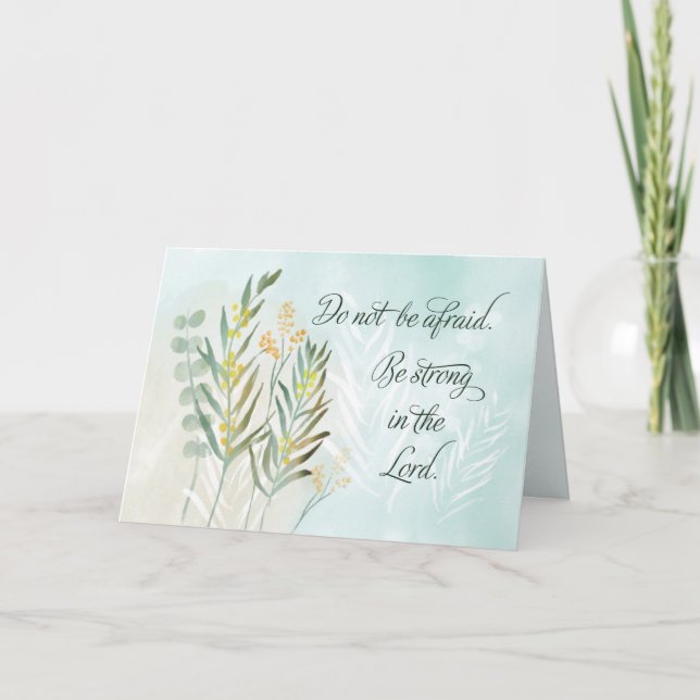 Carte L'Encouragement Religieux Des Chrétiens N'A Pas Pe (Devant)