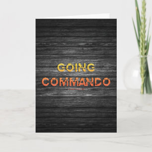 Carte L'énergie brute de SlipperyJoe's allant commando d