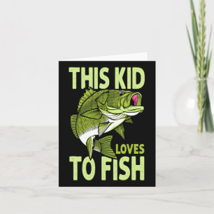 Carte L'Enfant Aime Pêcher Les Enfants