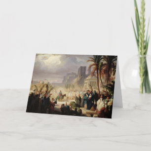 Carte L'entrée du Christ dans Jérusalem