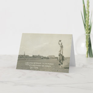 Carte Leonard Stroud triche équitation.