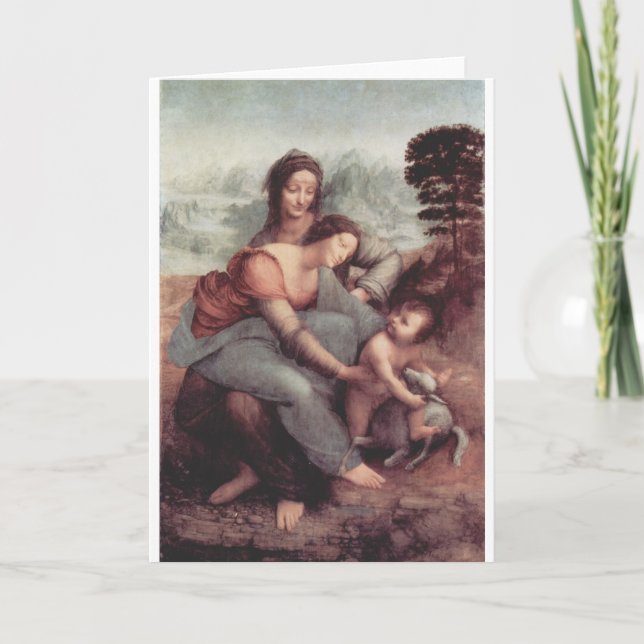 Carte Leonardo da Vinci peignant circa 1510 (Devant)