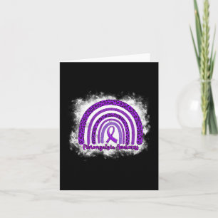Carte Leopard Arc-en-ciel guerrier Fibromyalgie sensibil