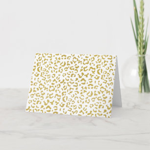 Carte Leopard d'or, Parties scintillant d'or, Empreinte